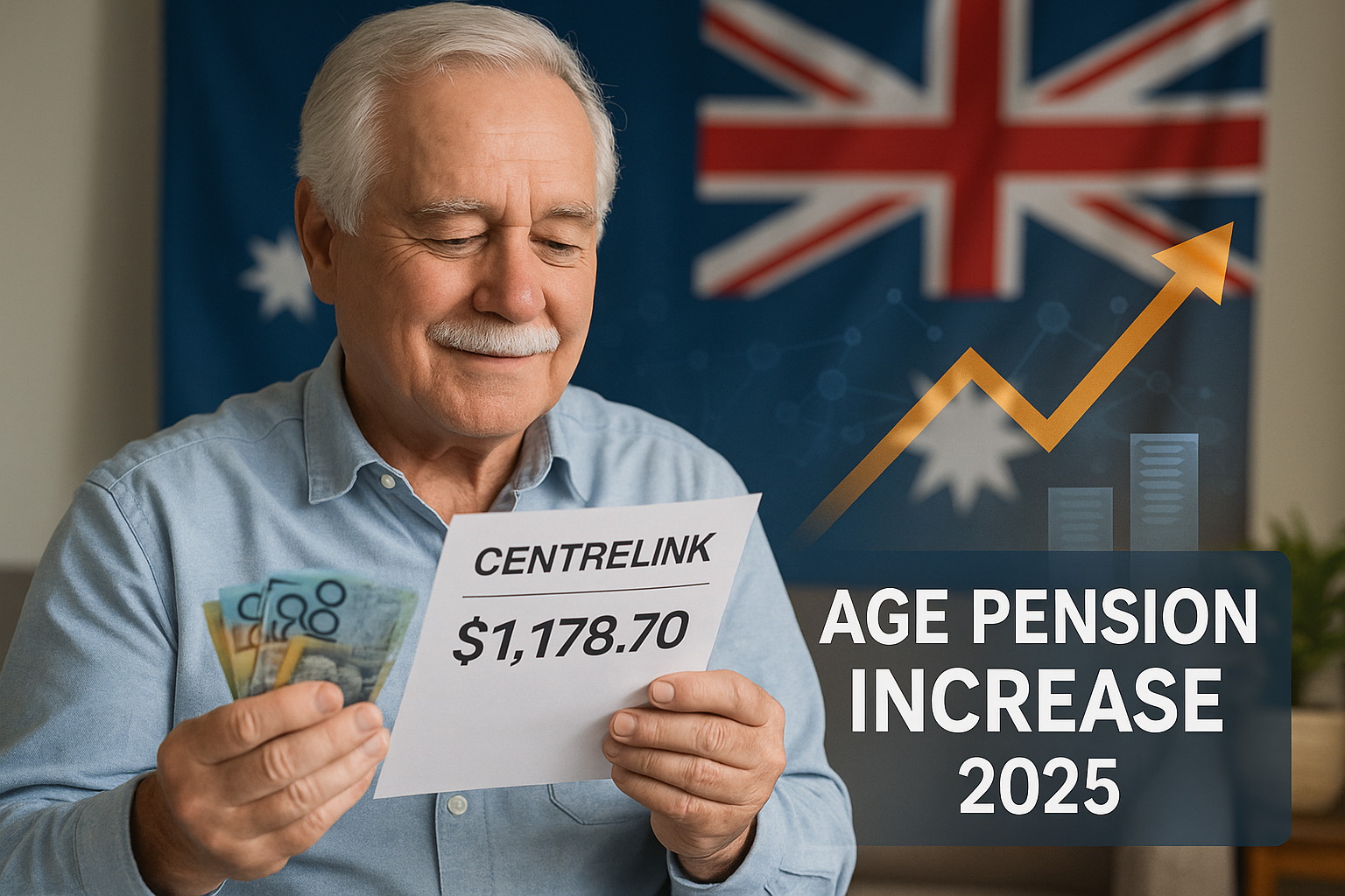 $1178.70 Centrelink Age Pension Increase