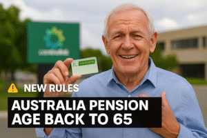 Australia Pension Age Back to 65
