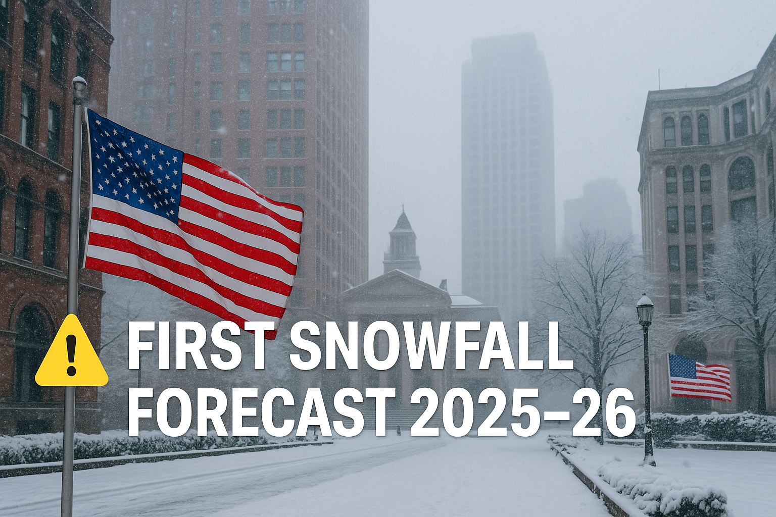 First Snowfall Forecast 2025-26