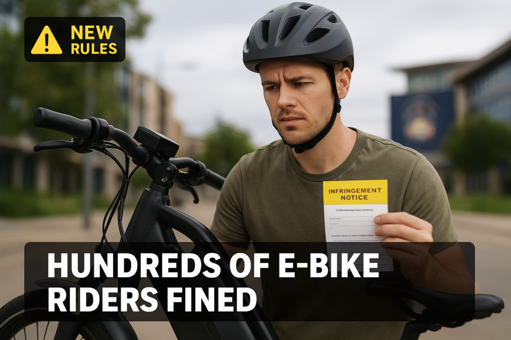 Hundreds of E-Bike Riders Fined for Illegal Cycles in Australia