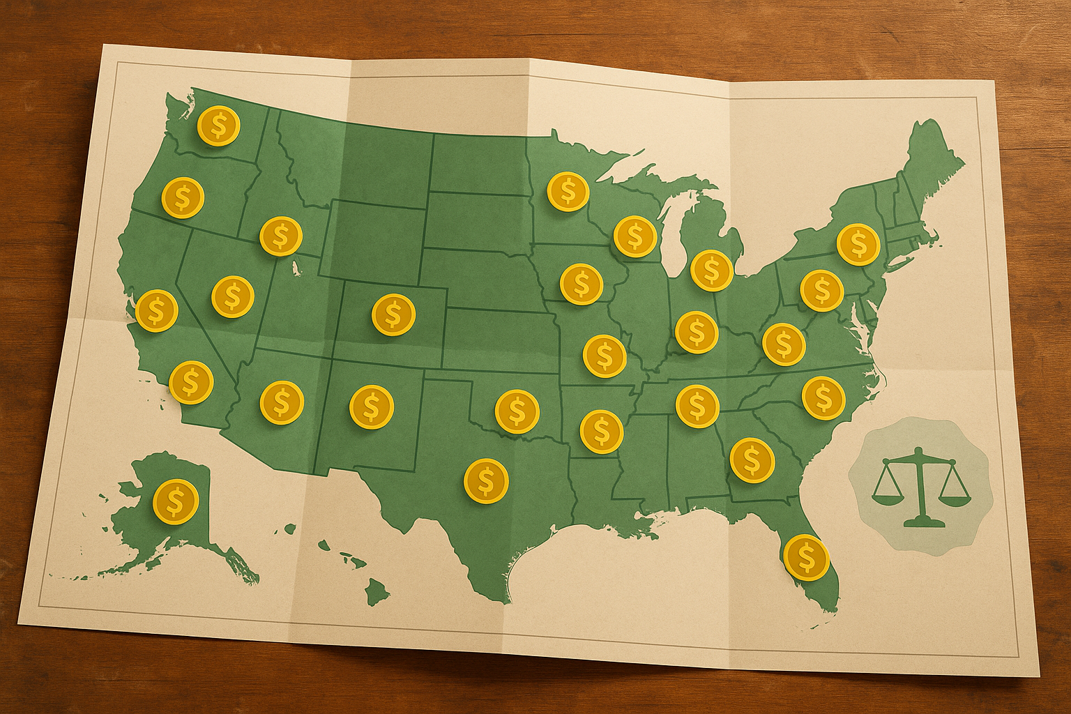 New Map Reveals the Locations of the Largest Gold Deposits in the US